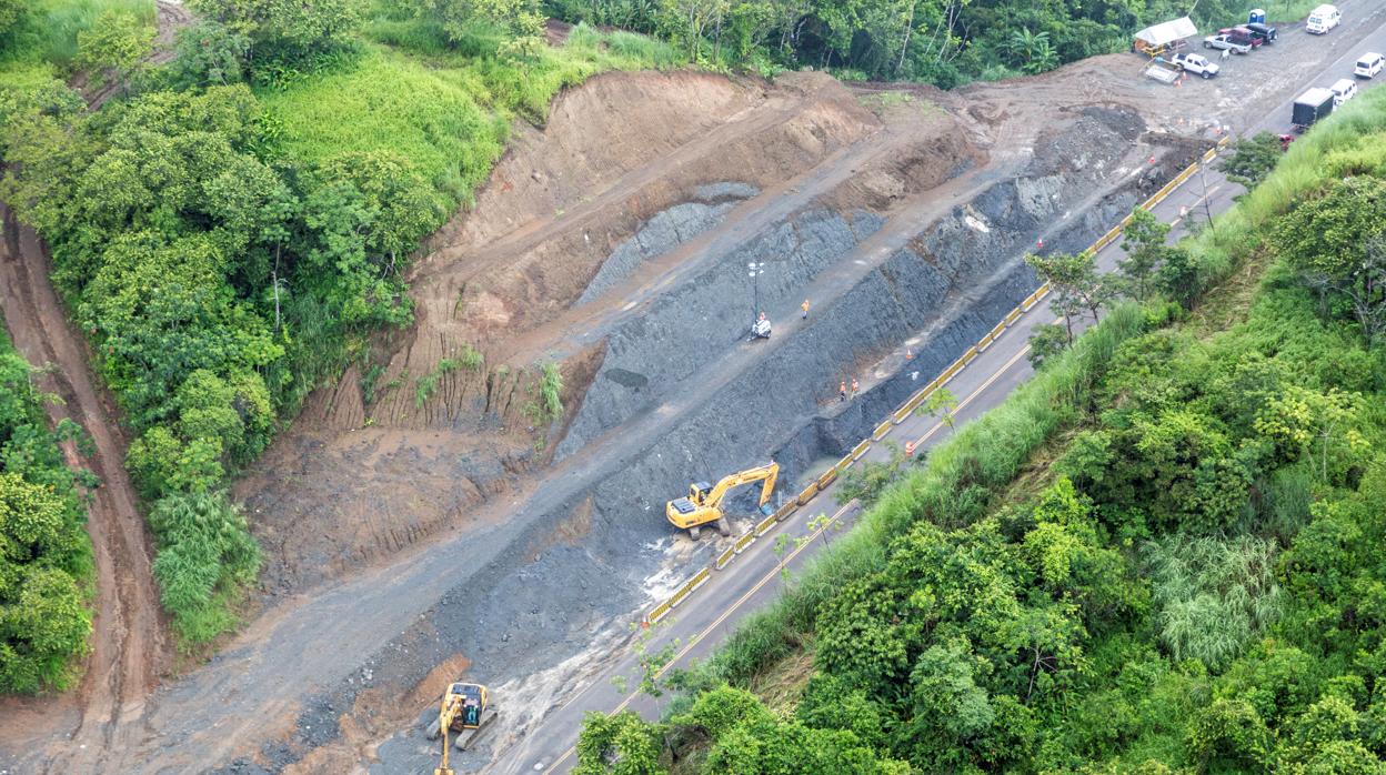 Obra de saneamiento de agua potable en Panamá