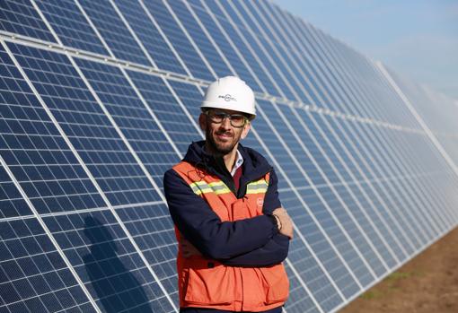 Paulo Jorge Nascimento, «project manager» de las plantas Don Rodrigo I y Cabrera Solar, que construye Prodiel en Alcalá de Guadaíra