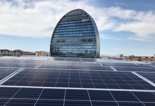 Instalación de autoconsumo realizada para BBVA – EDF Solar