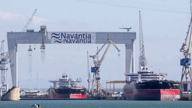 Navantia limita a los «trabajadores imprescindibles» la entrada a astilleros por el coronavirus