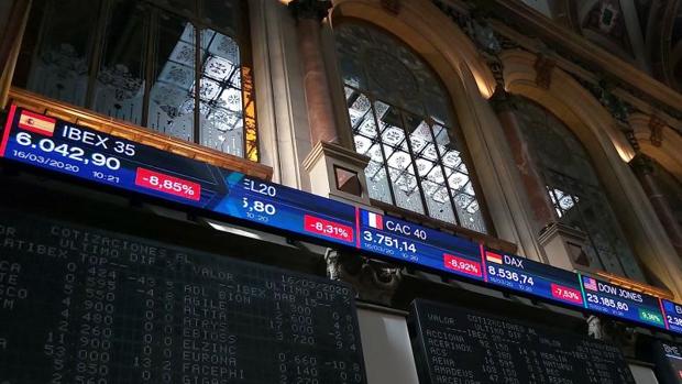 La Bolsa se dispara un 6,4%, la mayor subida desde 2012, por las medidas del Gobierno y Wall Street