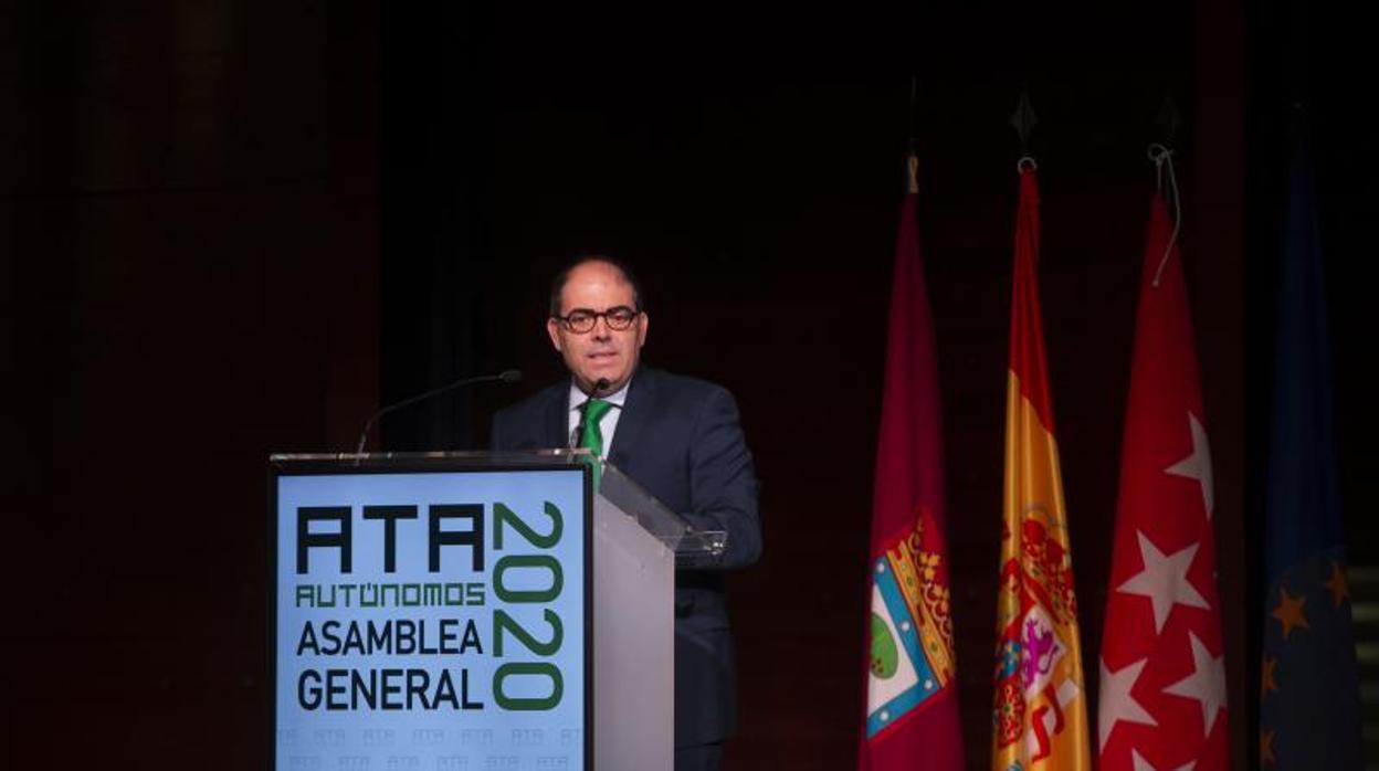 El presidente de ATA, Lorenzo Amor