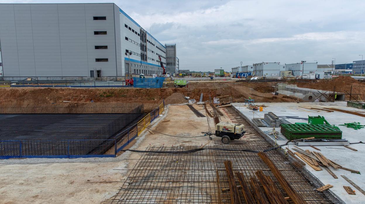 Obras de construcción sin apenas actividad durante el estado de alarma por coronavirus en Andalucía