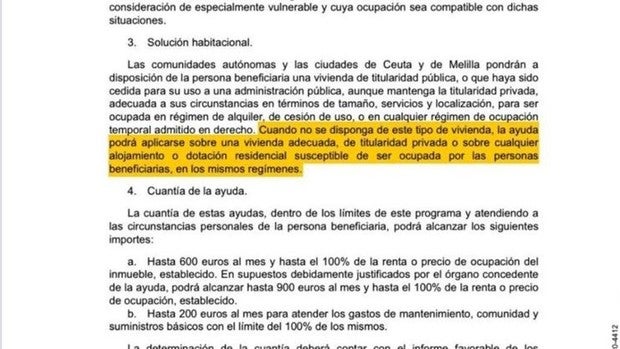 No se expropiarán segundas residencias durante la crisis del coronavirus
