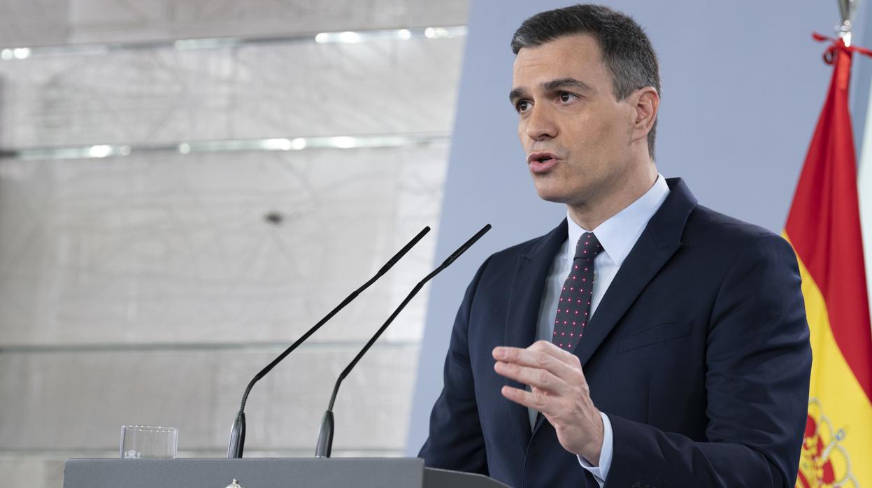 El presidente del Gobierno, Pedro Sánchez