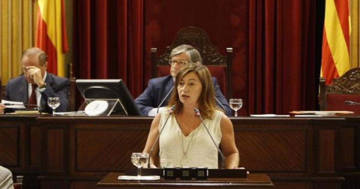 La presidenta de Baleares, Francina Armengol, en una imagen de archivo