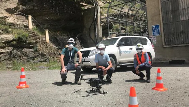 Endesa drones para revisar sus 48 plantas hidroeléctricas en Andalucía