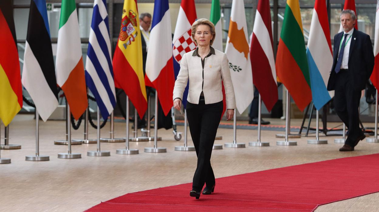 La presidenta de la Comisión Europea, Ursula Von der Leyen