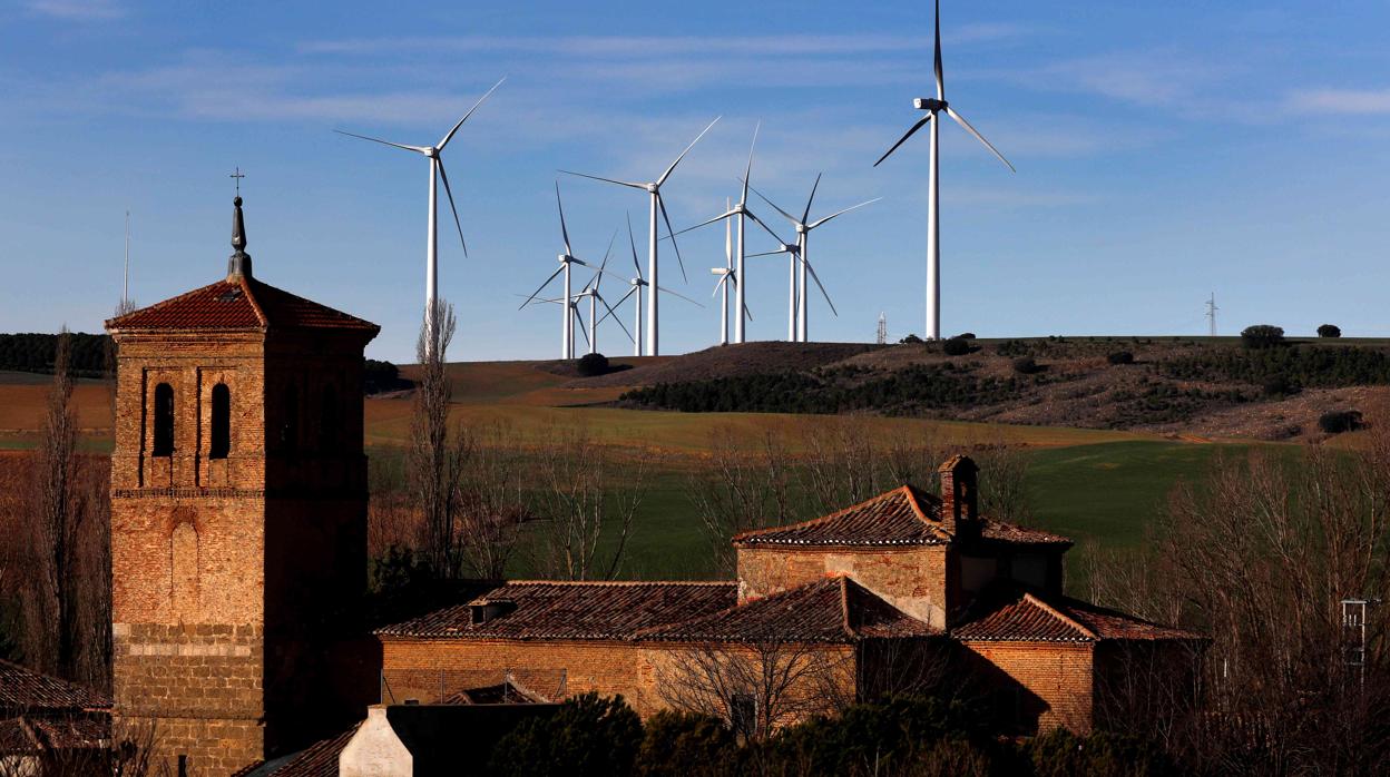Parque eólico Cruz de Carrutero, en Palencia, de Iberdrola