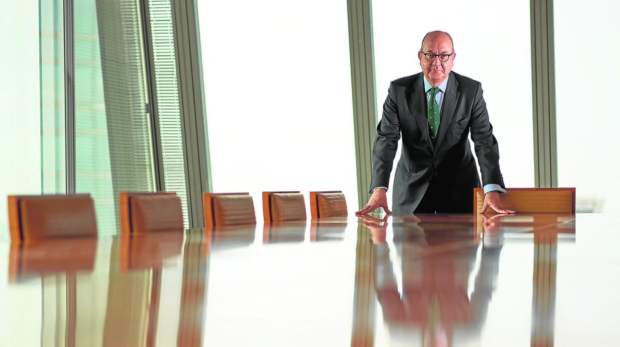 Roldán en un momento de la entrevista con ABC