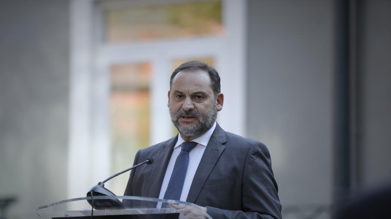 José Luis Ábalos, ministro de Transporte, Movilidad y Agenda Urbana