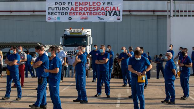 Los trabajadores de Airbus en Andalucía se movilizan contra el plan de despidos