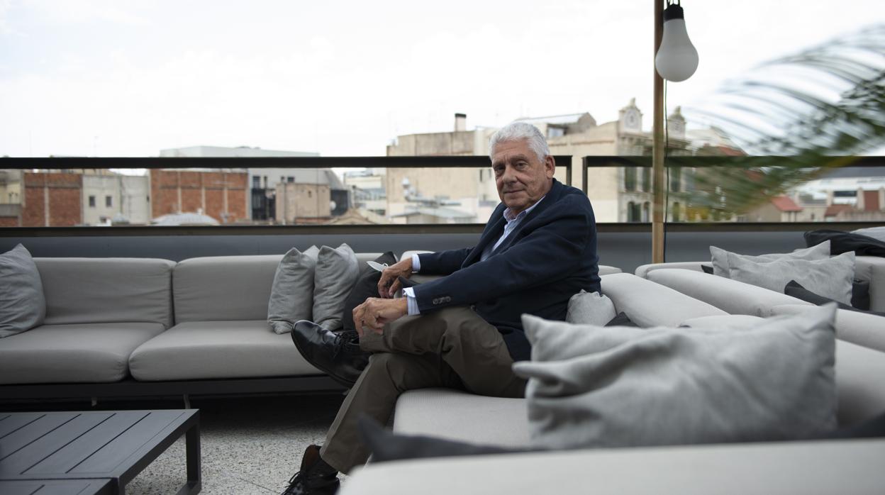 Jordi Clos, en La Terraza del Claris, que abrió hace unos días en Barcelona.