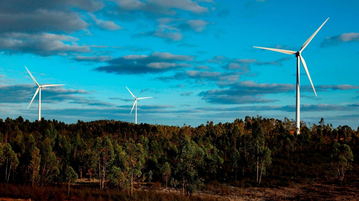 Parque eólico El Andévalo promovido por Iberdrola en la provincia de Huelva