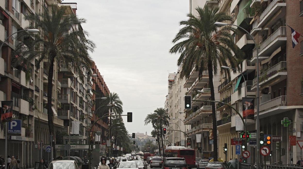 Avenida República Argentina en el barrio sevillano de Los Remedios