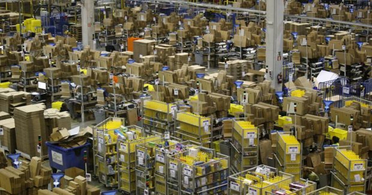 Almacén en Madrid del gigante del comercio electrónico Amazon