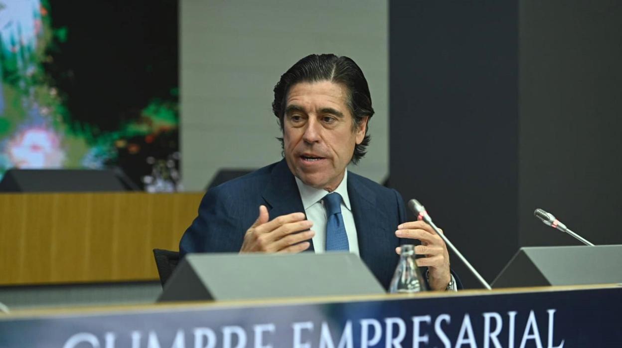 Manuel Manrique, presidente del Sacyr