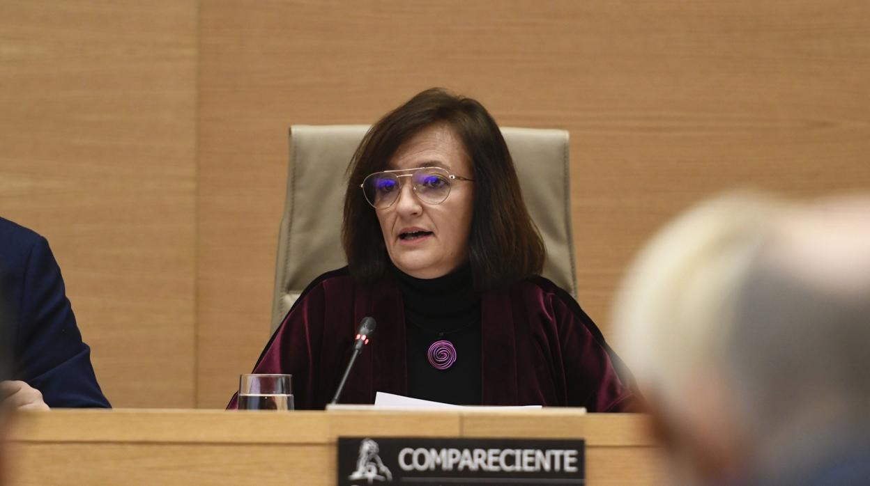 La presidenta de la Autoridad Independiente de Responsabilidad Fiscal (AIReF), Cristina Herrero