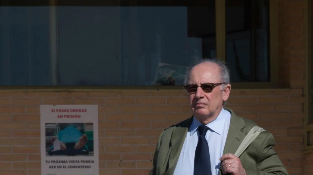 El expresidente de Bankia, Rodrigo Rato, en un permiso penitenciario