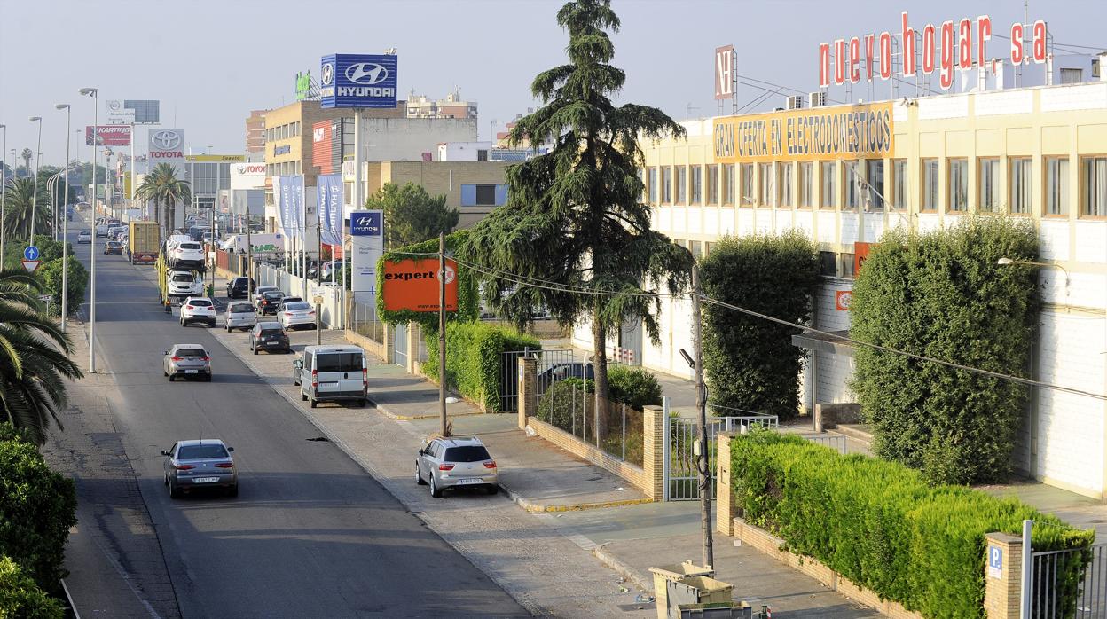 Vista del Polígono Industrial Carretera Amarilla de Sevilla