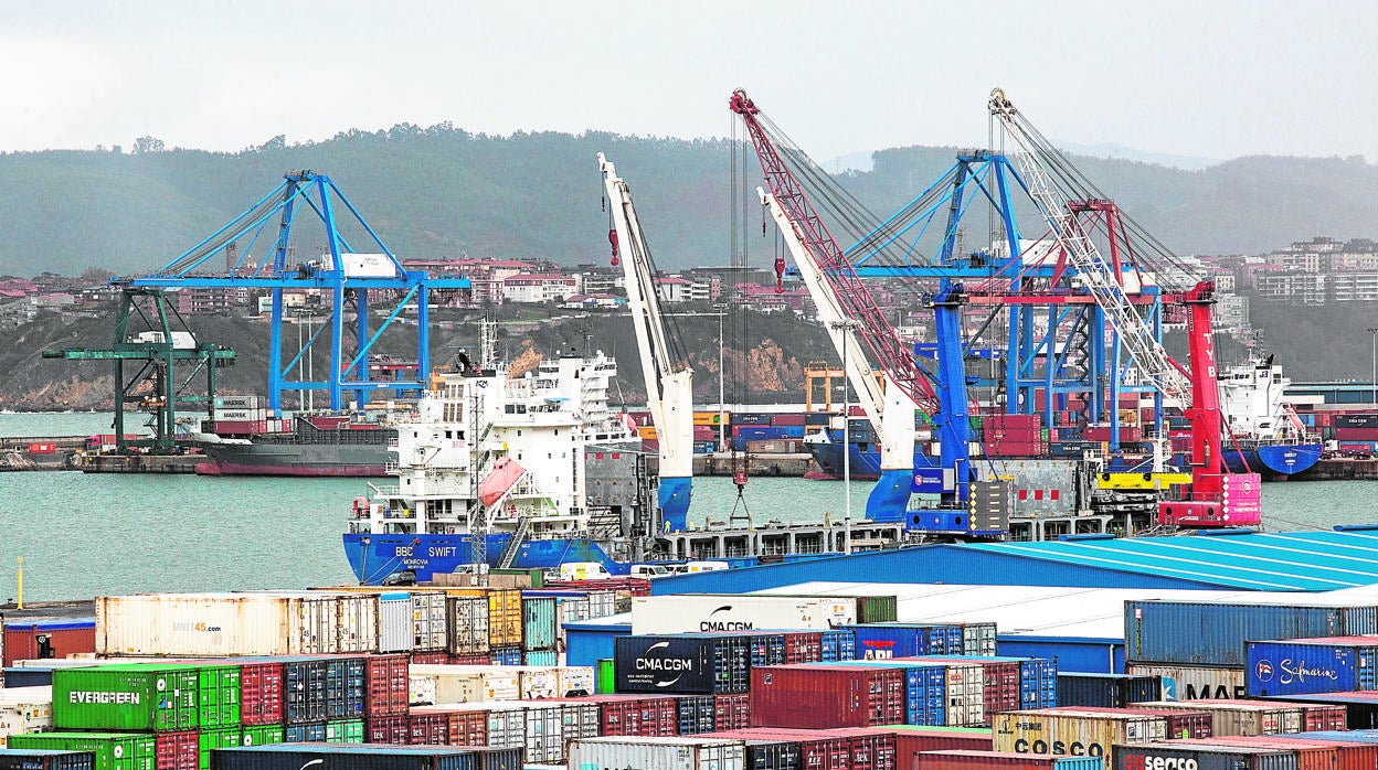 Imagen del puerto de Bilbao