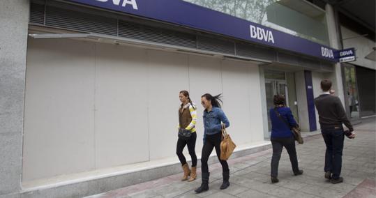 Sucursal del BBVA en Madrid