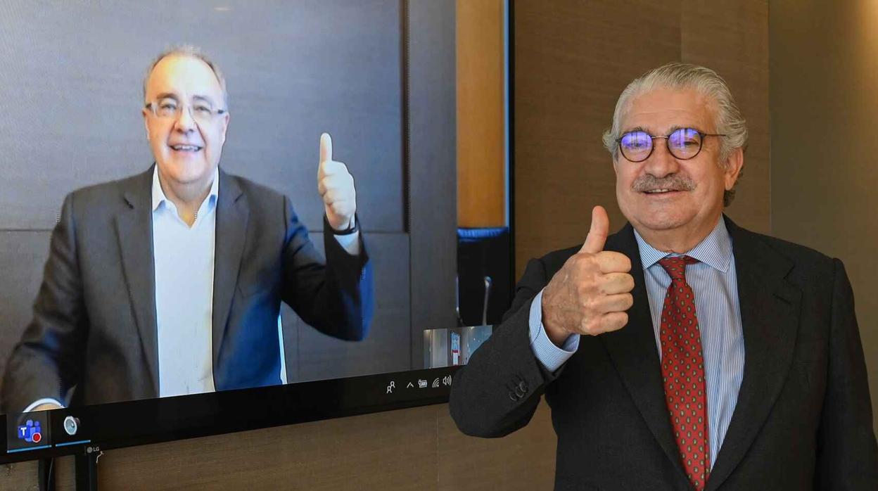 Tobías Martínez y José Bogas, consejeros delegados de Cellnex y de Endesa