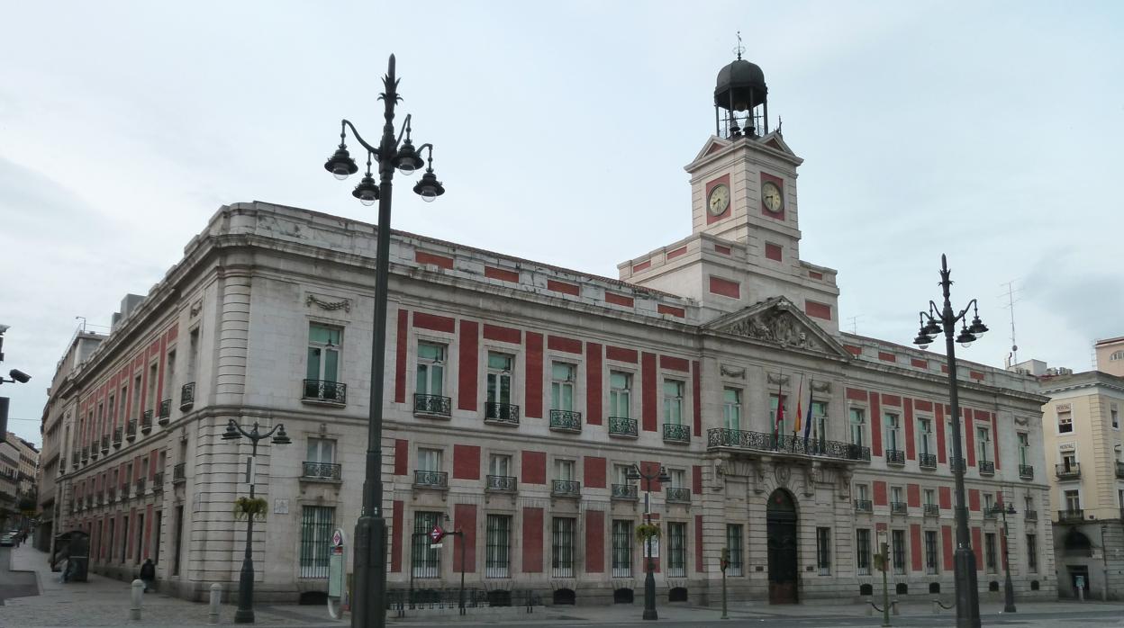 Sede del gobierno regional en la Puerta del Sol