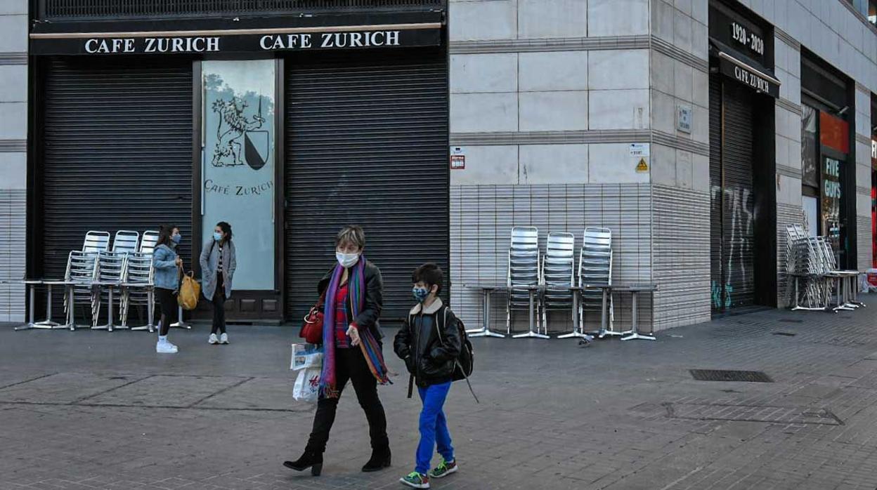 Conocido bar en la capital catalana