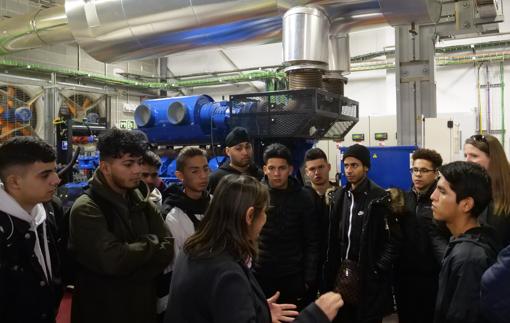 Visita a una de las salas técnicas de Torre Collserola