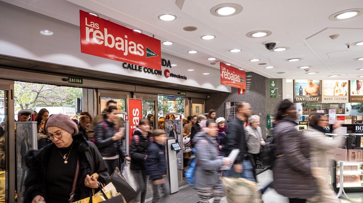 Rebajas de El Corte Inglés en Valencia