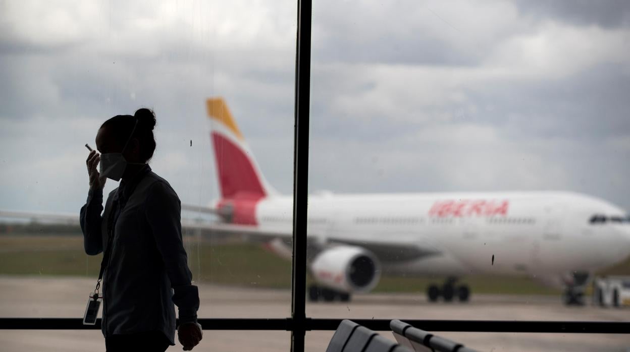 Avión de Iberia en Santo Domingo (República Dominicana)