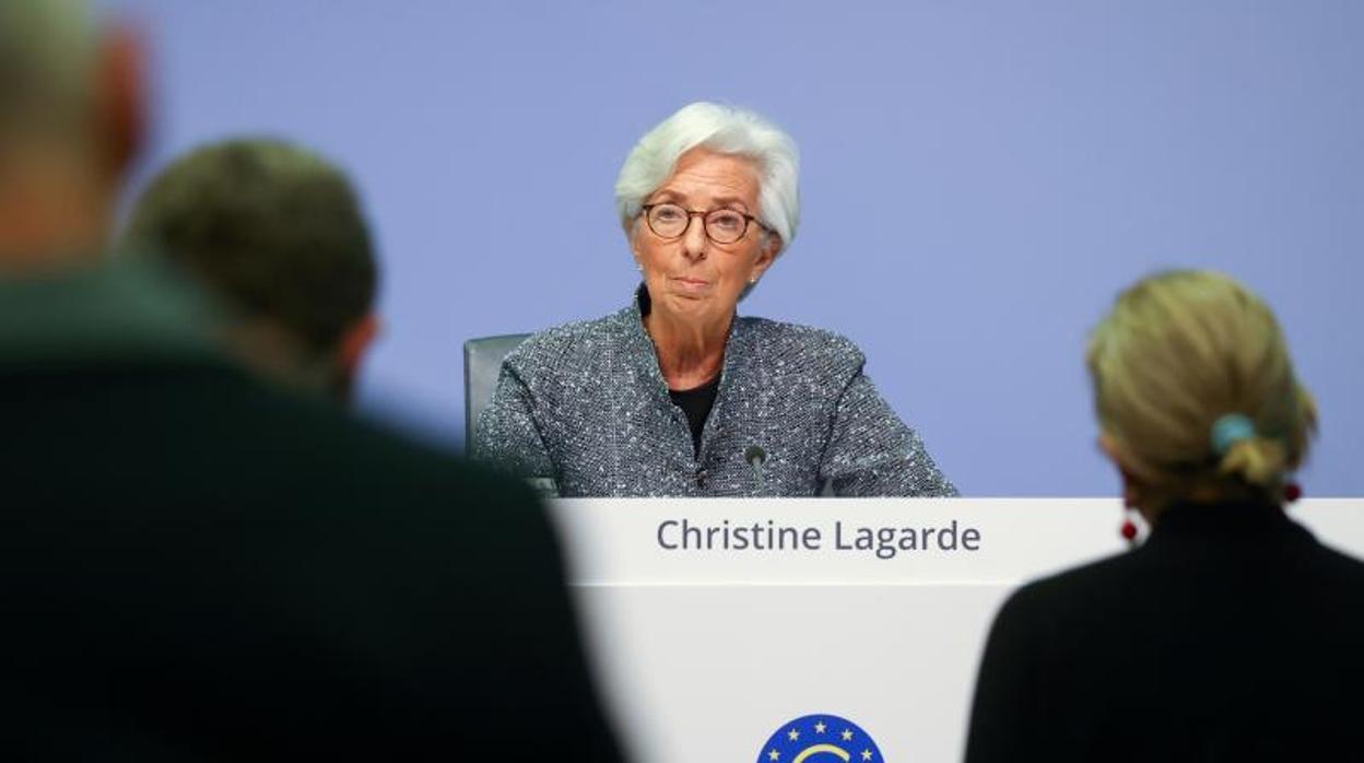 La presidenta del BCE, Christine Lagarde, en una imagen de archivo