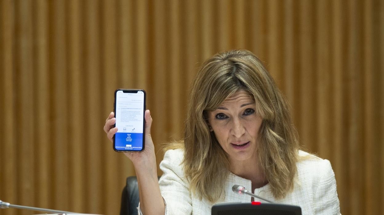 Yolanda Díaz, ministra de Trabajo