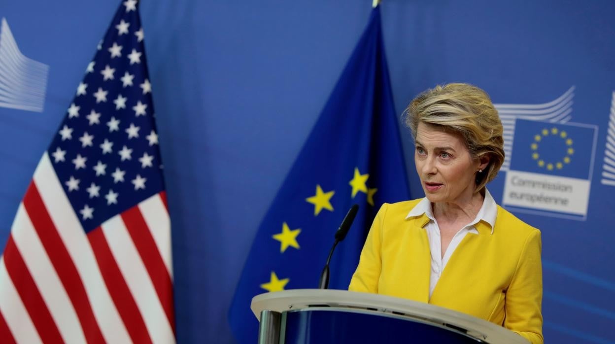 La presidenta de la Comisión Europea, Ursula Von der Leyen