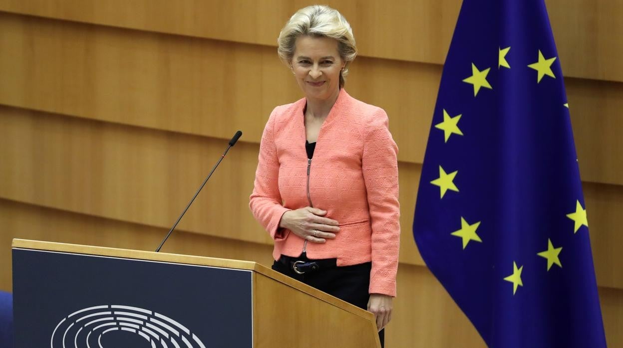 La presidenta de la Comisión Europea, Ursula von der Leyen