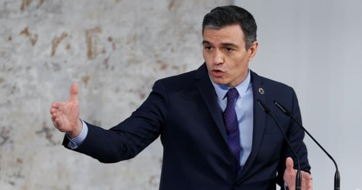 El presidente del Gobierno, Pedro Sánchez