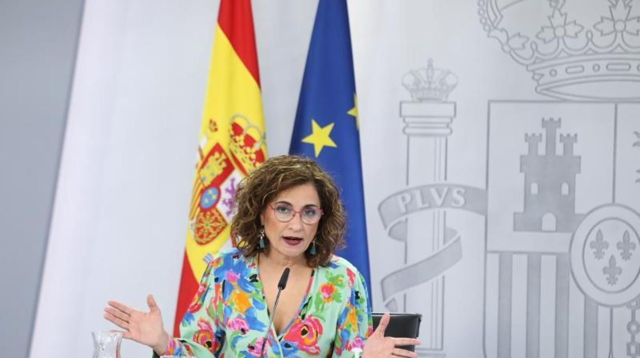 La ministra de Hacienda, María Jesús Montero