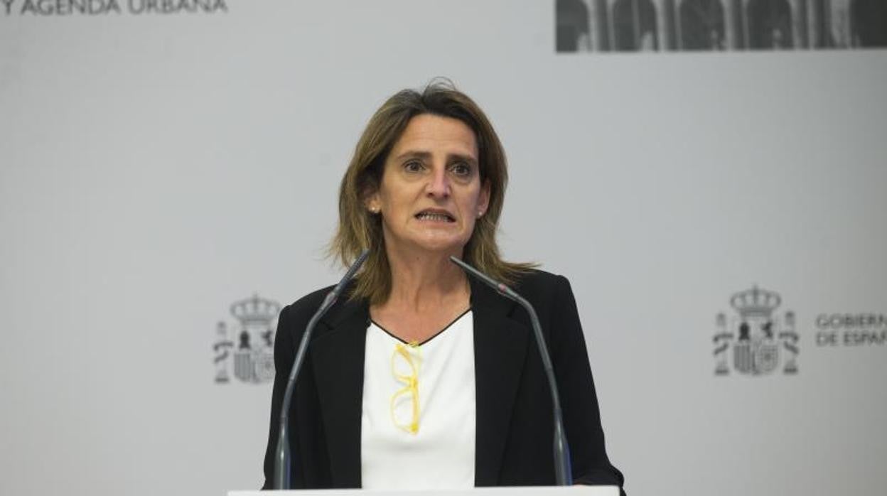 La ministra de Transición Ecológica, Teresa Ribera