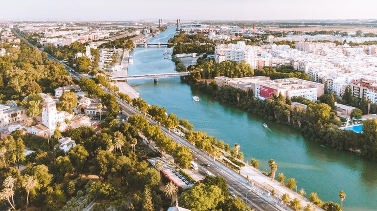 Vista panorámica del Guadalquivir