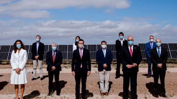 Repsol inaugura en Manzanares su primer parque fotovoltaico