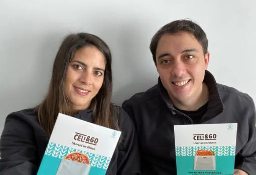 María Bragado y Víctor Oliva, cofundadores de la startup Celi&Go