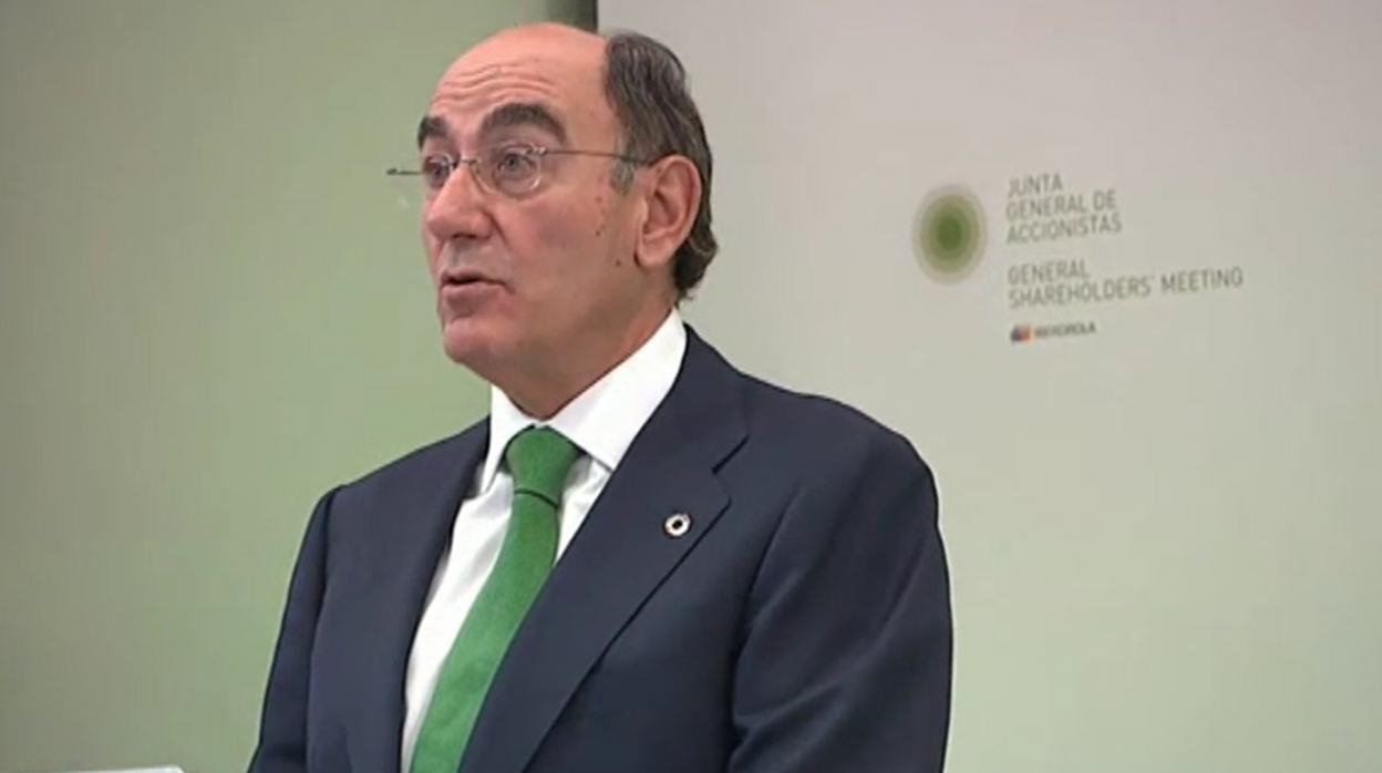 El presidente de Iberdrola, en la reciente junta de accionistas