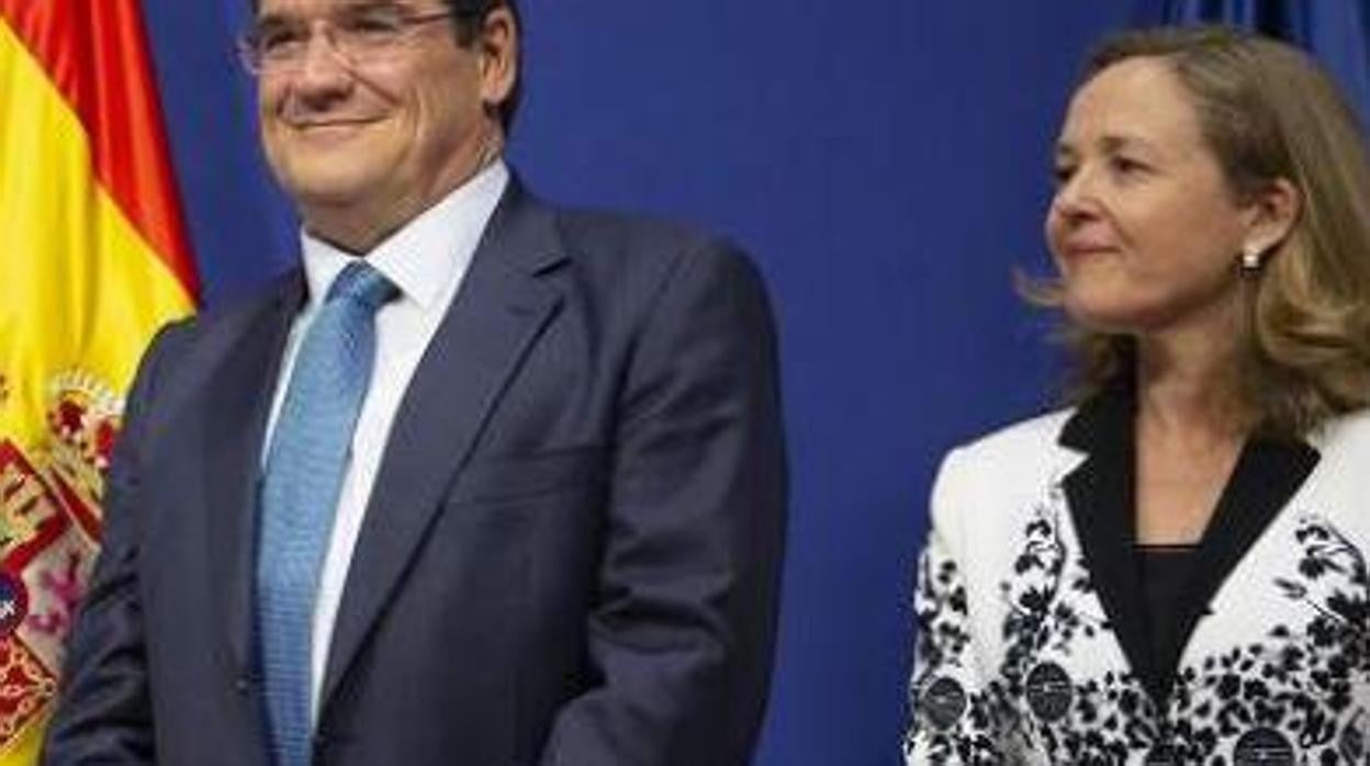 El ministro de Seguridad Social, José Luis Escrivá, y la ministra de Asuntos Económicos Nadia Calviño/ El gasto en pensiones sube un 3,2% en junio