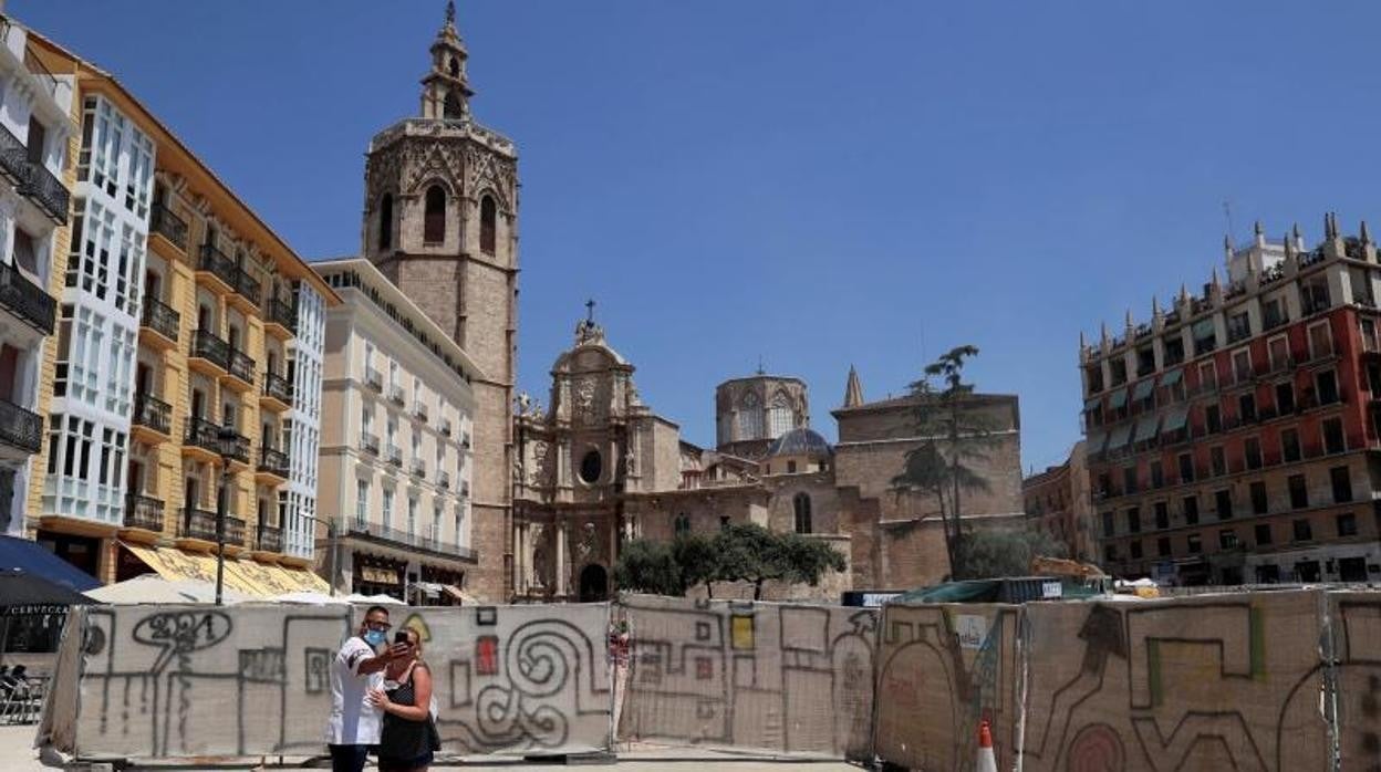 Turistas en Valencia