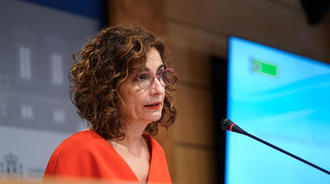 La ministra de Hacienda, María Jesús Montero