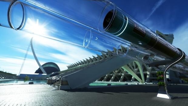 La andaluza TSO proveerá de paneles solares al tren "supersónico" hyperloop