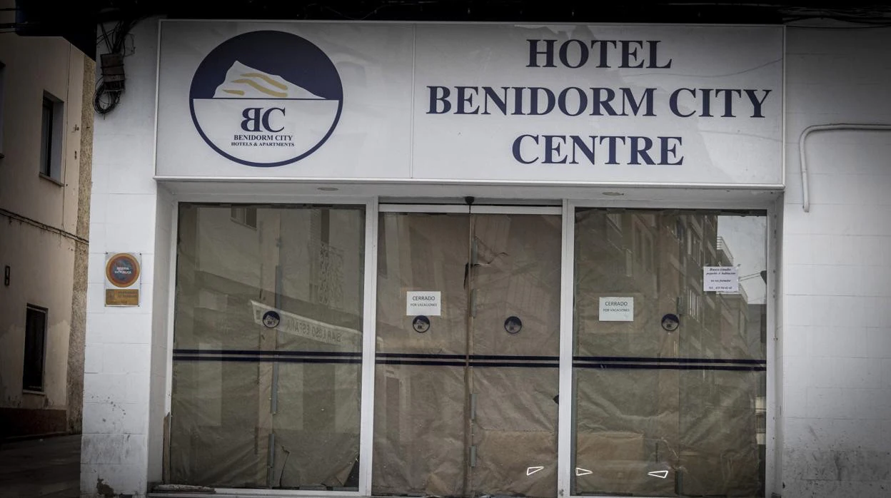 Hotel de Benidorm cerrado