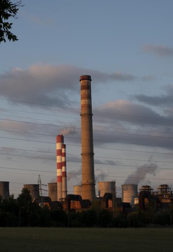 Central eléctrica de carbón en Łaziska Górne (Alta Silesia)
