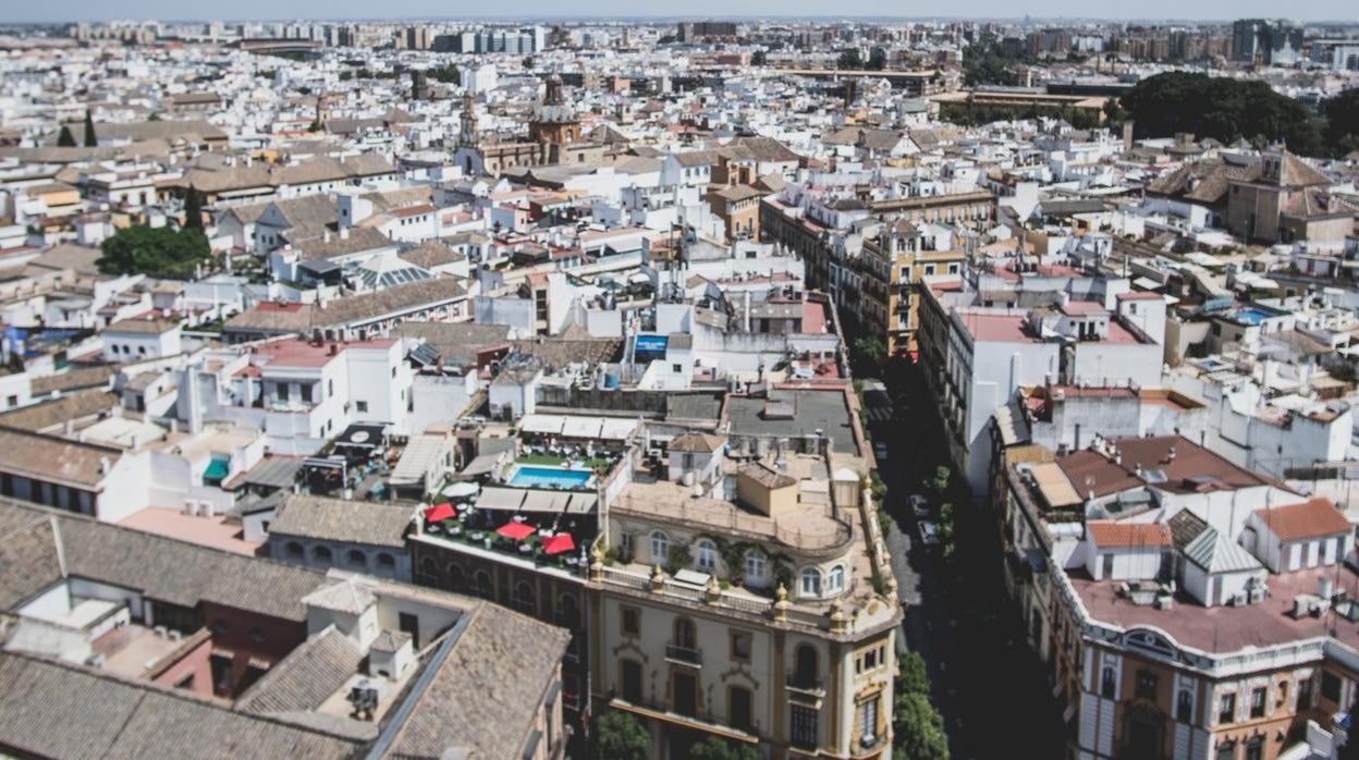 Vistas aéreas de Sevilla